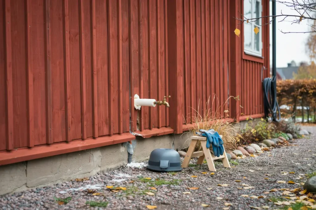 s vinterisolerar du utomhuskran och vattenledning praktiska steg f r villa gare